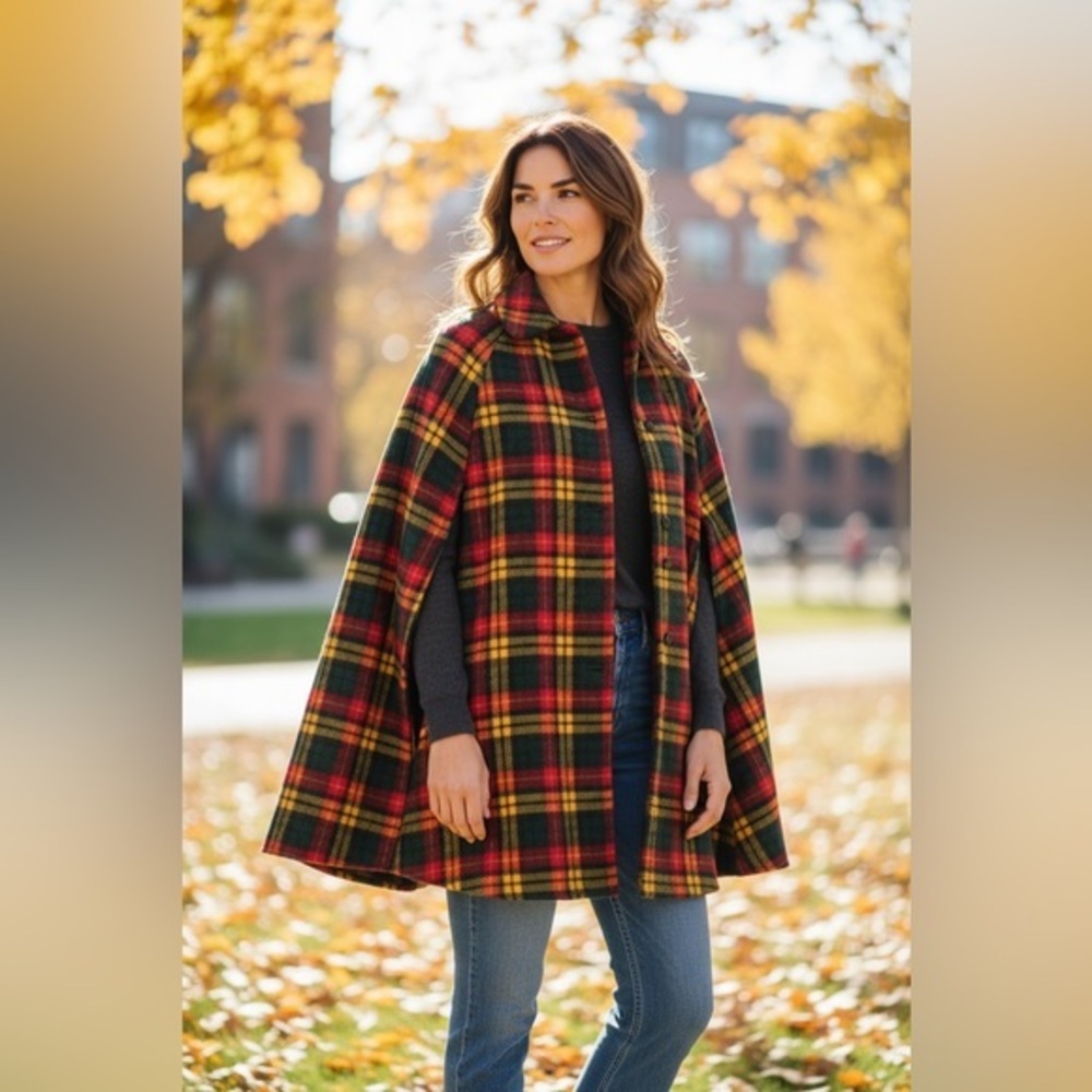 Vintage 1970’s Wool Cape
